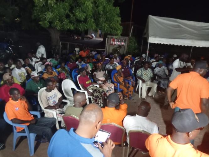 Côte d’Ivoire / Précongrès du RHDP dans le Bounkani : Noufé Michel félicite les militants de Bouna ZKB pour leur mobilisation exemplaire et disciplinée
